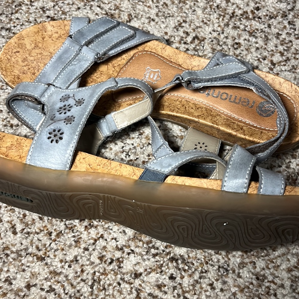Light Blue Remonte Sandals - Picture 2 of 3